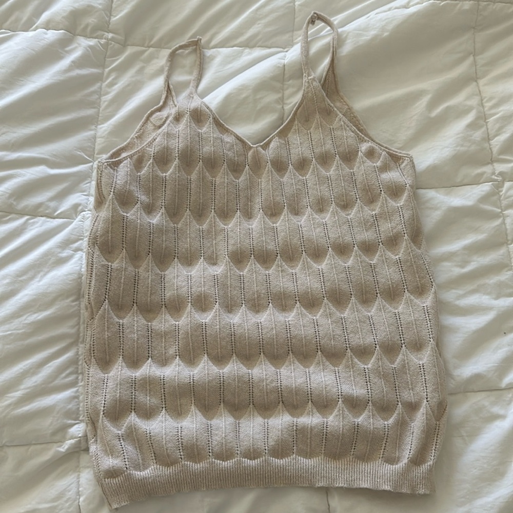 Beige tank top